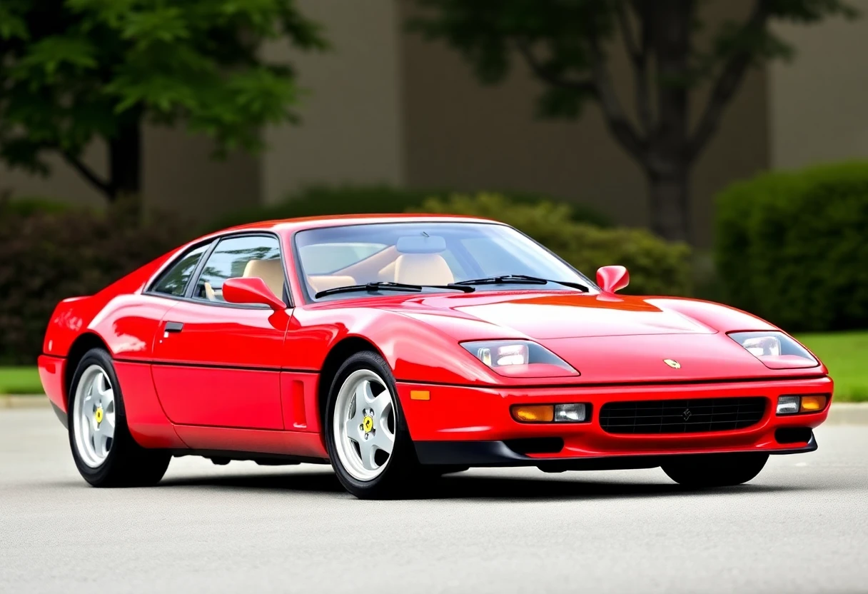 Ferrari 296 GTB, supercar hybride rouge passion